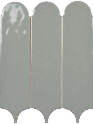 Feathers Grass Ceramic Tile - Glossy - 3" X 12"