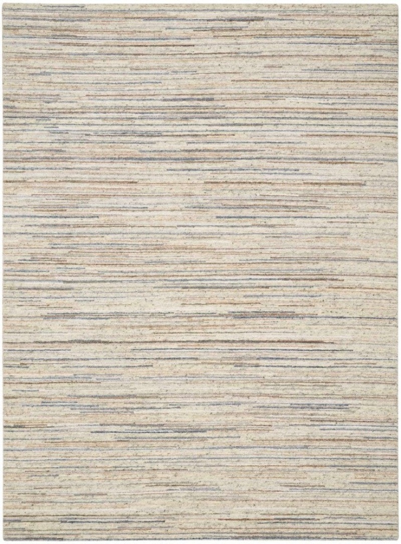 Plateau Ivory Pae01 Wool Blend Contemporary Area Rug - 10 Ft X 14 Ft - Ivory
