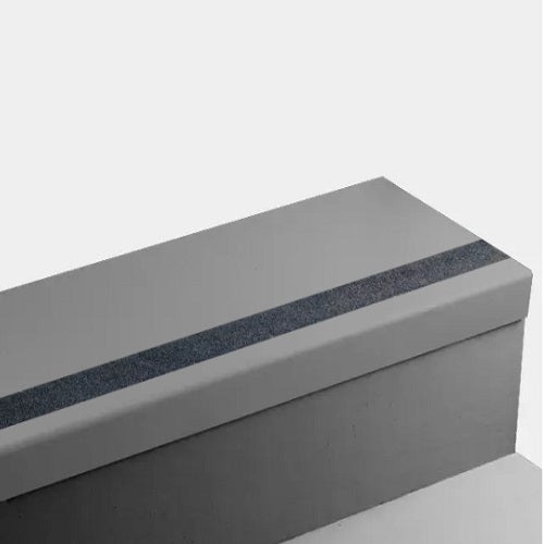 Johnsonite Charcoal Hammered Rubber Stair Tread