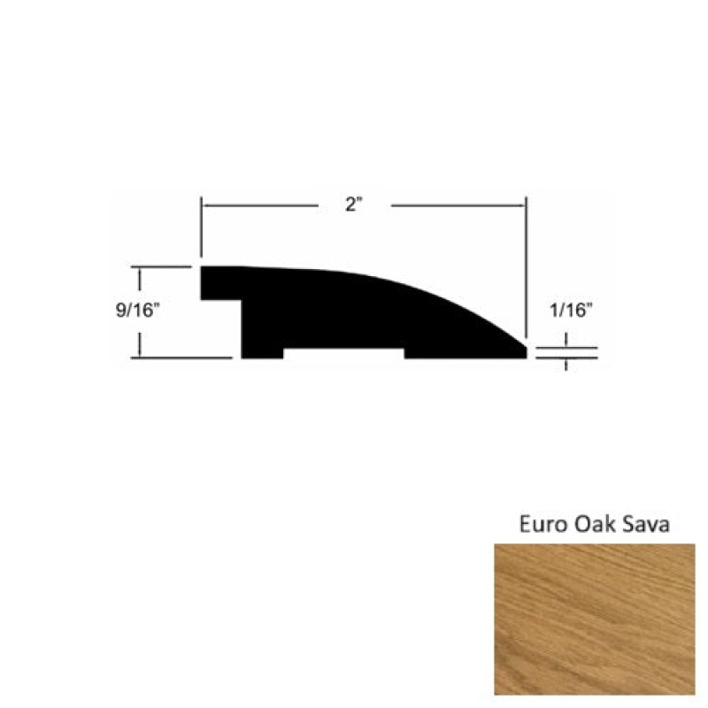 Europa Euro Oak Sava 2" x 78" Reducer Trim – Urethane