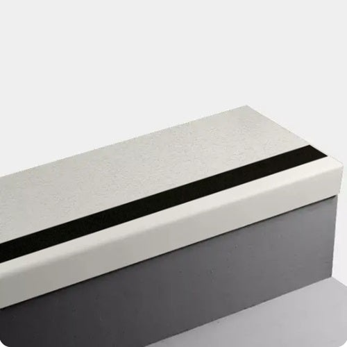 Johnsonite White Sand Rice Paper Rubber Stair Tread