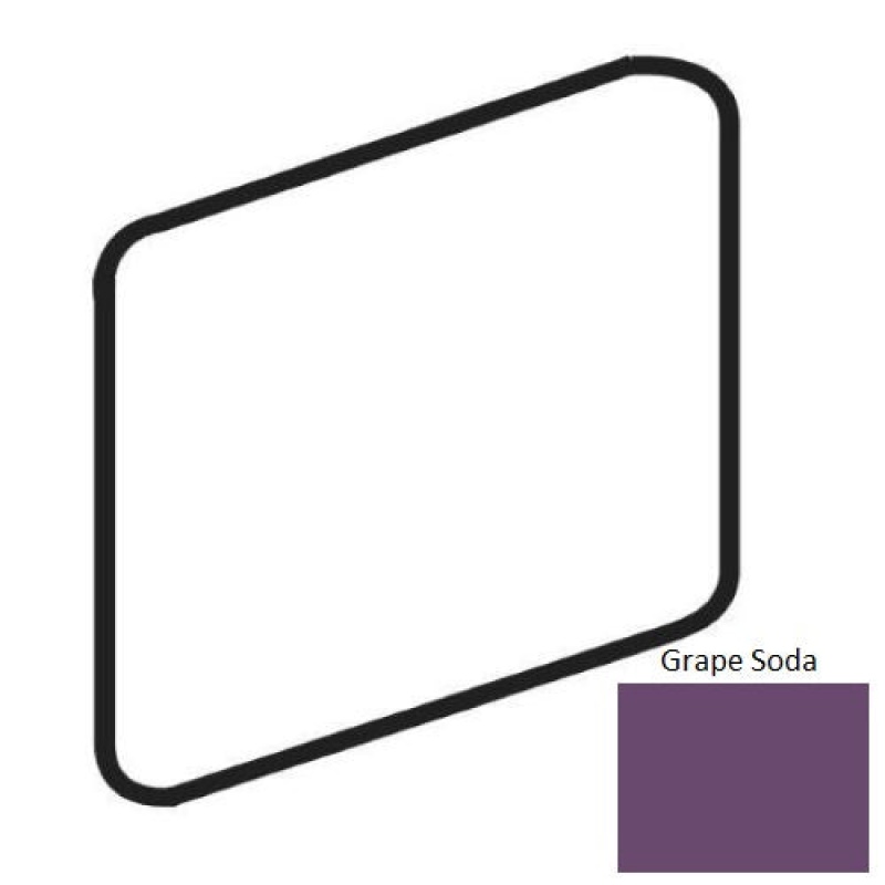 Bright & Matte Grape Soda Ceramic Wall Trim