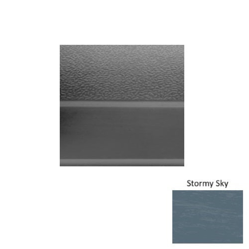 Marbleized 93 Stormy Sky Rubber Stair Tread - Textured
