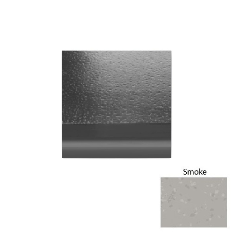 Smoke Rubber Stair Tread - Hammered