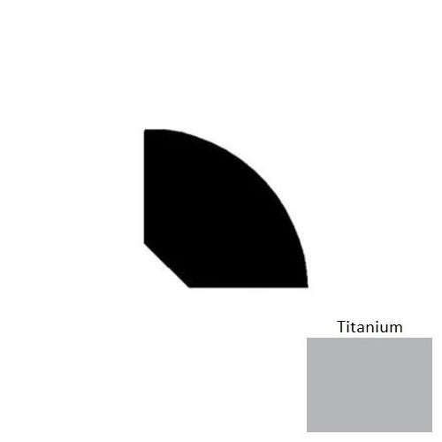 Titanium Vinyl 166 Quarter Round