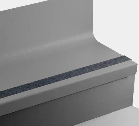 Johnsonite Thunder Hammered Rubber Stair Tread