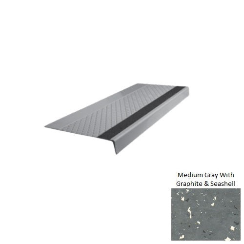 Spextones Medium Gray Diamond Stair Tread