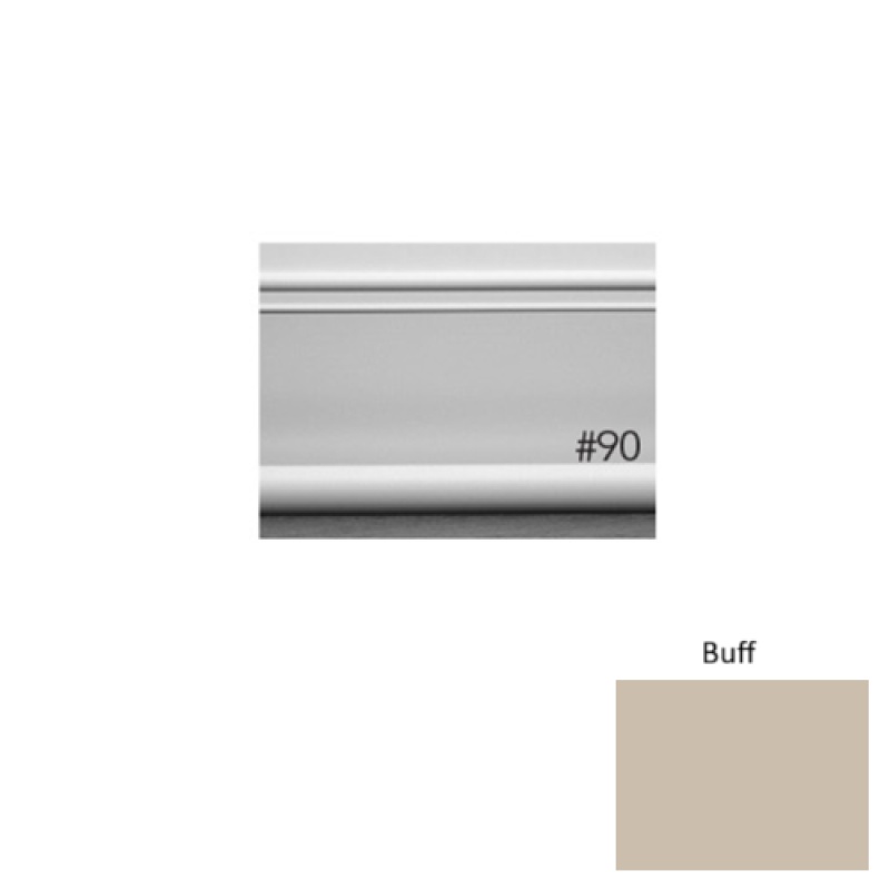 Pinnacle Plus #90 Intrigue Buff Rubber Coil Wall Base - 4" X 60 Ft