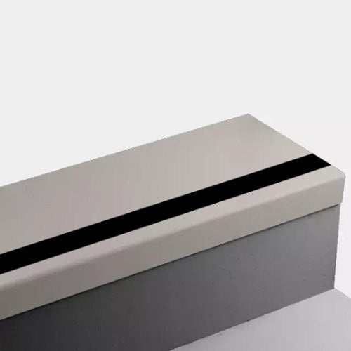 Johnsonite Cement Hammered Rubber Stair Tread