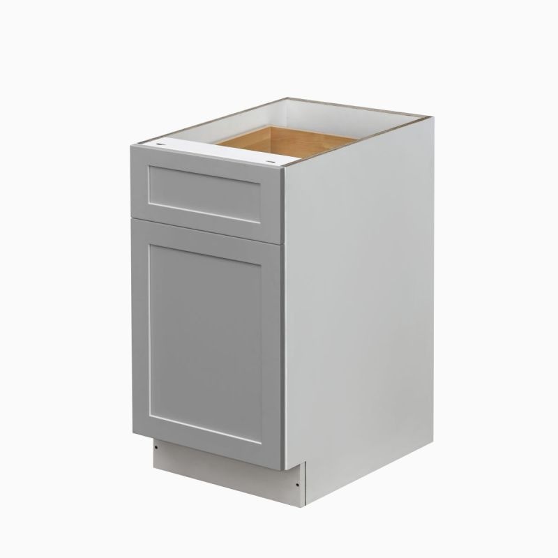 Mallorca Dolphin Gray Double Trash Can Base Cabinet