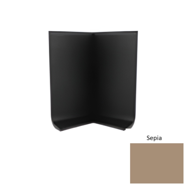 Sepia Vinyl Moulding / Trim Inside Corner