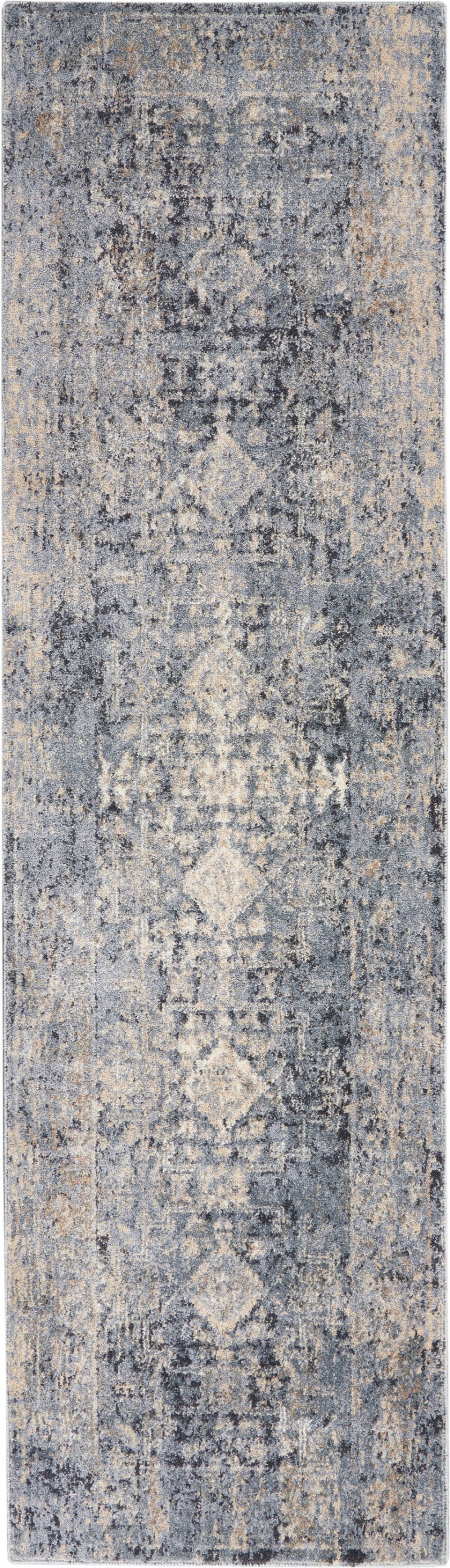 Moroccan Celebration Slate Vintage Area Rug