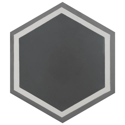 Cemento Holland Passage Cement Tile - Matte - 7 7/8" X 9" Hexagon