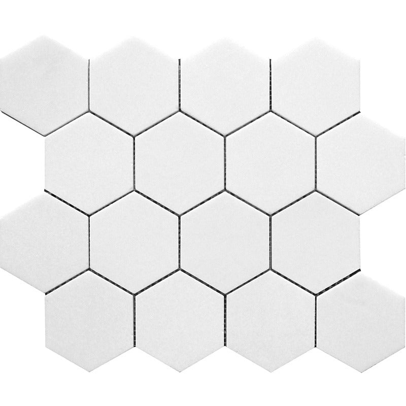 Mykonos Thassos Marble Mosaic - Matoyianni - Polished