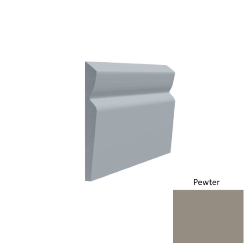 Contours #80 Divine Pewter Rubber Profiled Wall Base