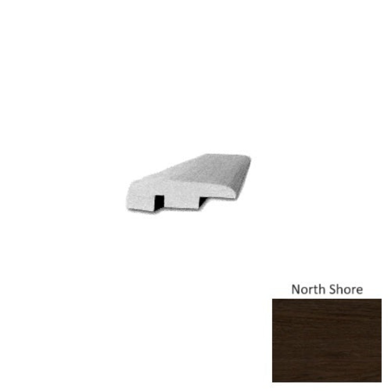 North Shore Luxury Vinyl Moulding / Trim - 94" End Cap - Urethane Ceramic Bead