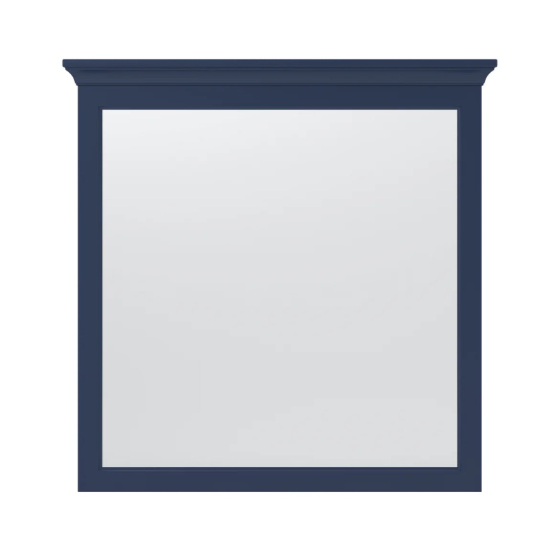 Lawson Aegean Blue Wood Framed Bathroom Mirror