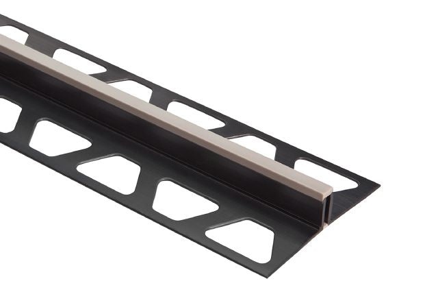 Dilex Bws Movement Joint Plastic Pvc Tile Edging Trim - Stone Grey