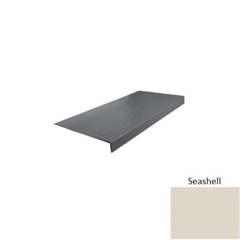 Flextones Seashell Rubber Stair Tread, 12 1/4" x 72"