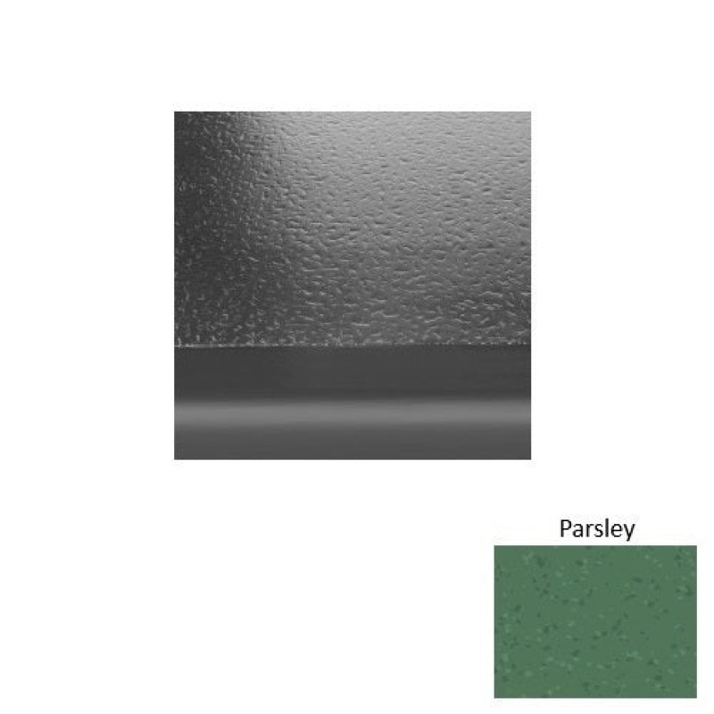 Symmetry Parsley Hammered Stair Tread with 2" Nose Rubber