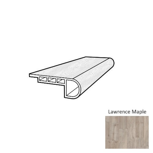 Coretec Pro Plus Lawrence Maple 94-Inch Flush Stairnose Trim