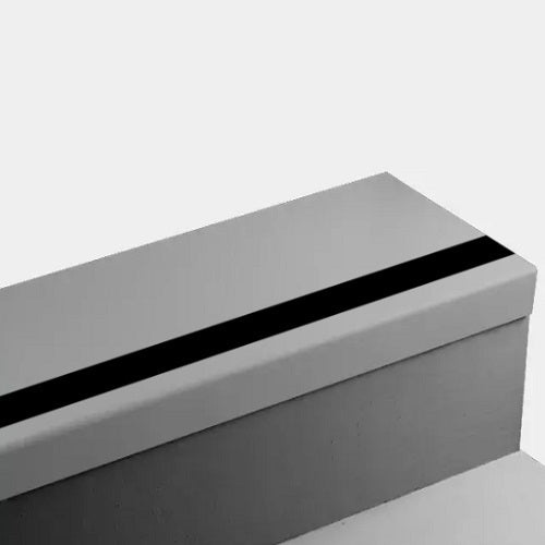 Johnsonite Medium Grey Hammered Rubber Stair Tread