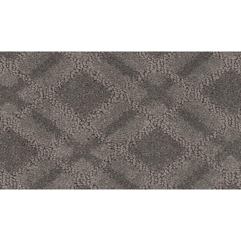 Upscale Tradition Silver Mushroom Nylon Carpet - Pattern