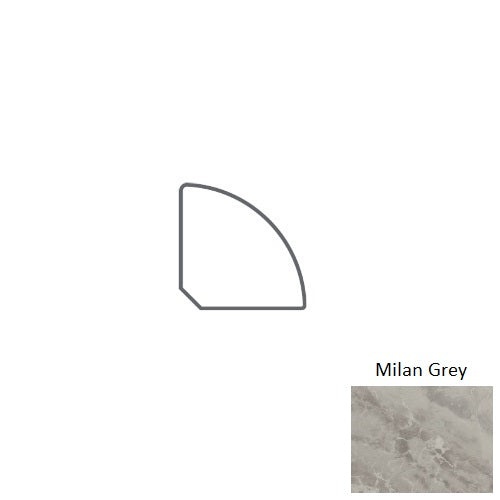 Paragon Tile Plus Milan Grey Quarter Round Trim