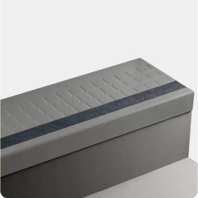 Johnsonite Stone Cottage Raised Square Rubber Stair Tread, 12 1/4" x 42"
