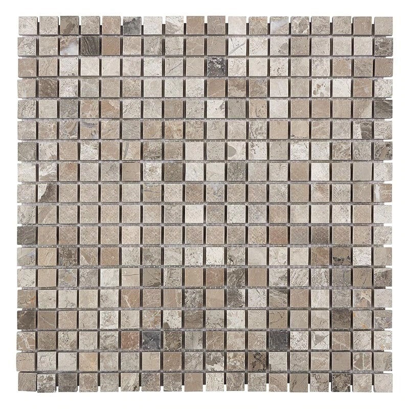 Atlantic Gray Marble Mosaic - 5/8" X 5/8"