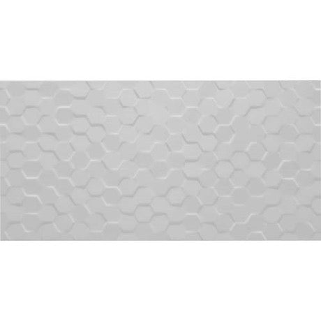 Multitude Urban Gray Hexagon Ceramic Tile - Textured - 12" X 24", Per Pack: 15.52 Enter Quantity In Sqft