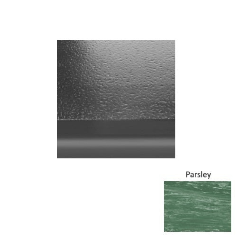 Marbleized 95 Parsley Hammered Rubber (Sq) Stair Tread With Riser - Hammered