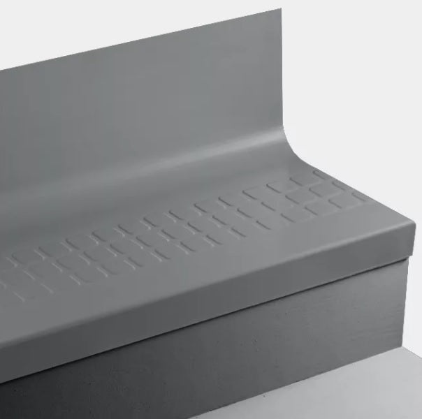 Johnsonite Storm Cloud Raised Square Rubber Moulding / Trim