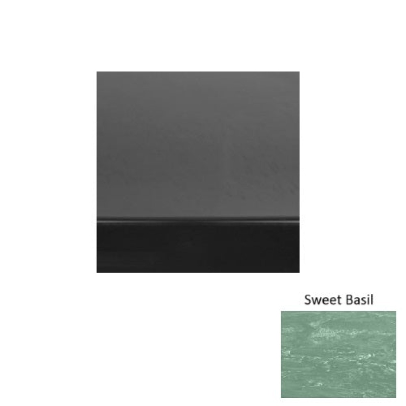 Marbleized 71 Sweet Basil Light Duty With One 2 Inch Strips Rubber (Rd) With Safety Yellow Abrasive Strip Stair Tread - Smooth