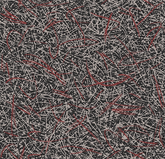 Flotex Created By Starck Vortex Ruby A3 Nylon Carpet - Flocked - Full Roll