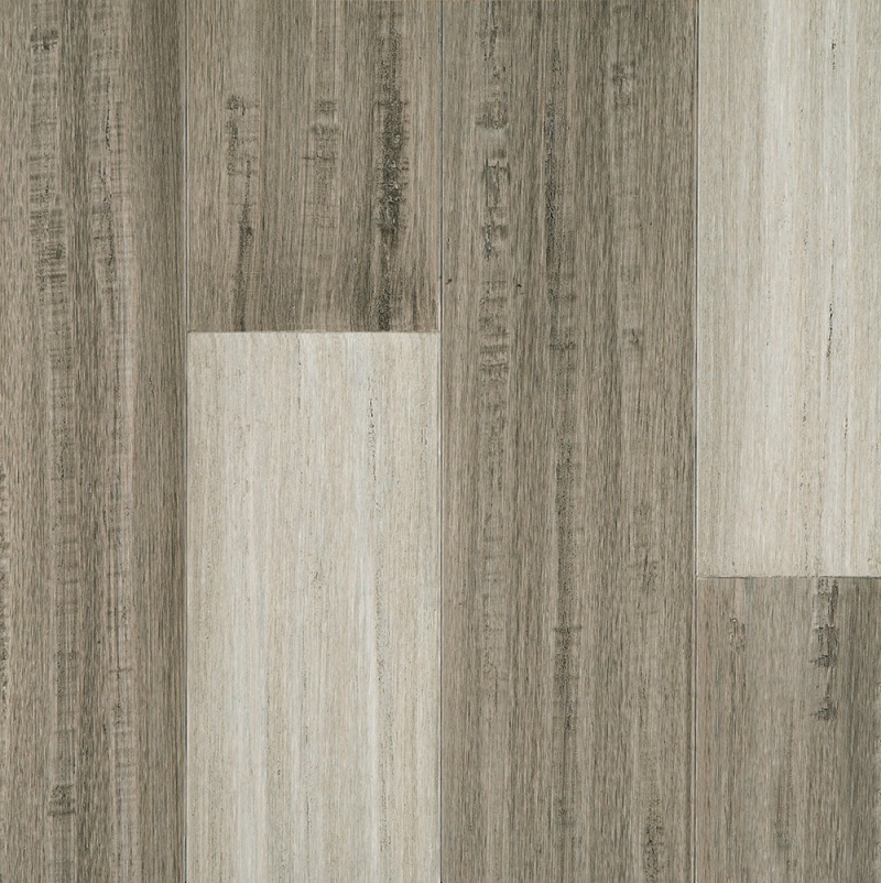 Brushed Nickel HDPC Strand Bamboo Plank