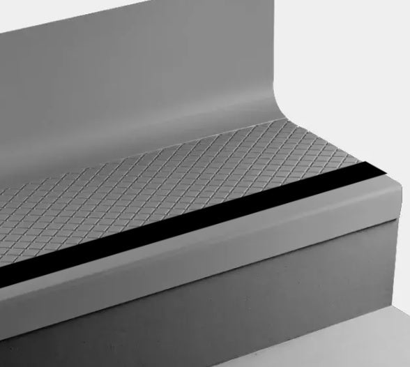 Johnsonite Iron Mountain Diamond Rubber Stair Tread