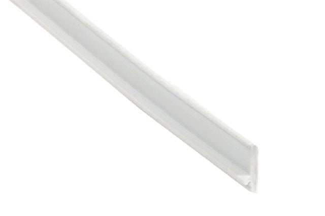 Designbase Slz E Sealing Lip For Brushed Stainless Steel Plastic Pvc Tile Edging Trim - Grey - 21/64" X 98 1/2"