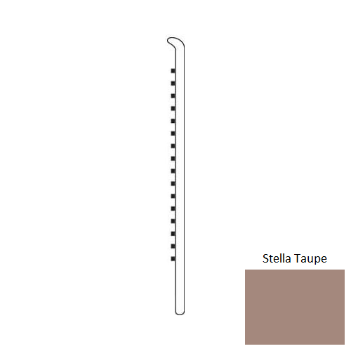 Stella Taupe 6" Straight Wall Base Trim