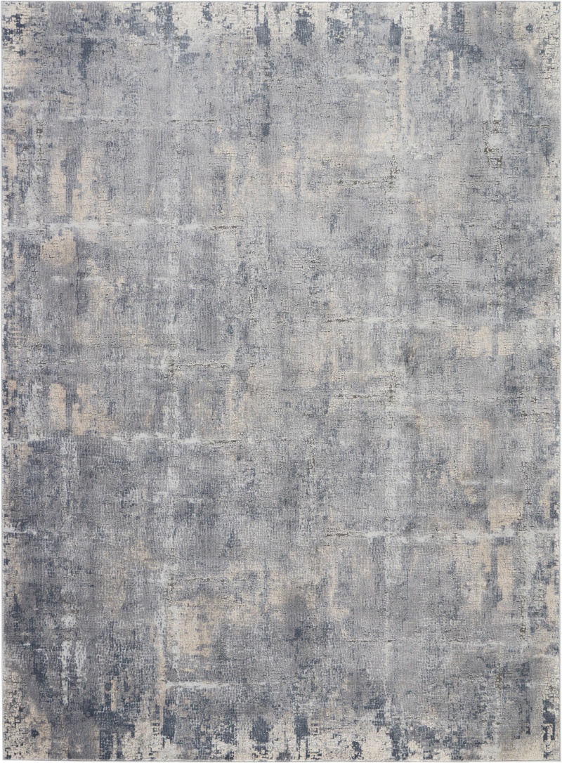 Rustic Textures Grey / Beige Modern Area Rug