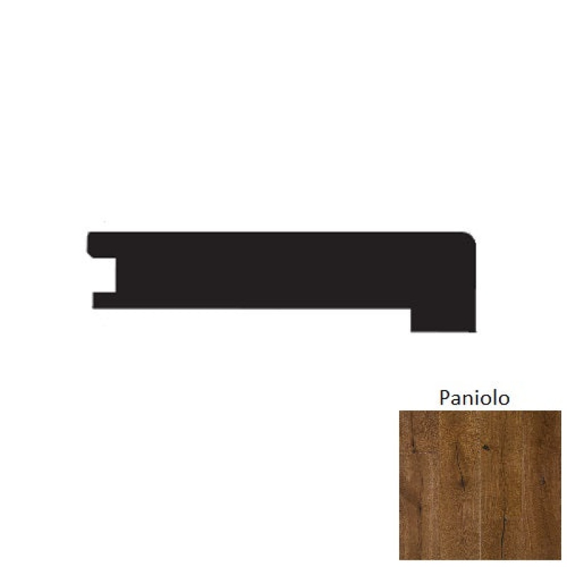 Taverne Paniolo Hardwood Moulding / Trim - 3" X 90" Flush Square Stair Nose - Wire Brushed