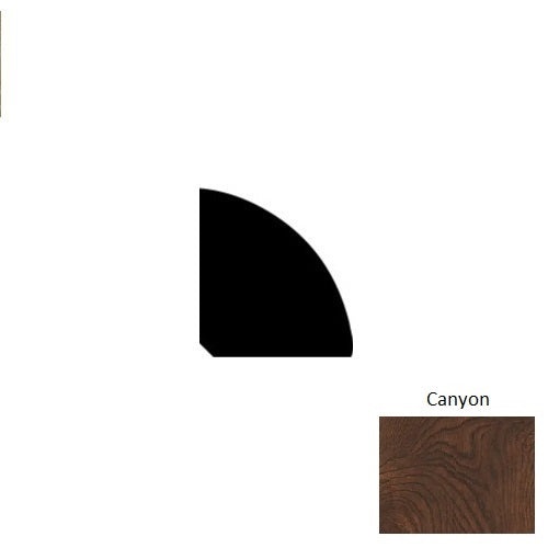 Momentum Canyon Hardwood Moulding / Trim - 84" Quarter Round - Wire Brushed