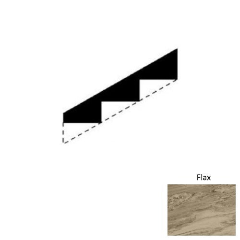 Marbleized Flax Rubber Stringers - Smooth