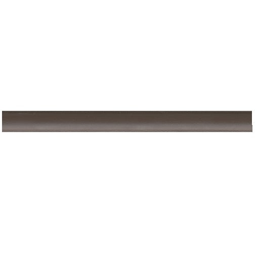 Stix Expresso Porcelain Wall Trim - 1" X 12" Quarter Round - Matte