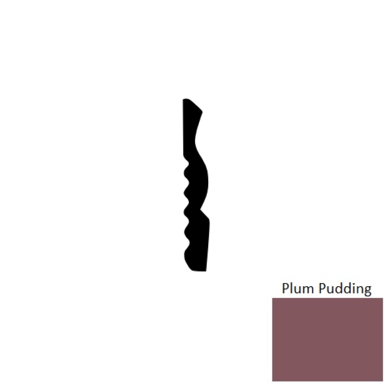 Base Sculptures Plum Pudding Harmony SC Rubber Wall Base