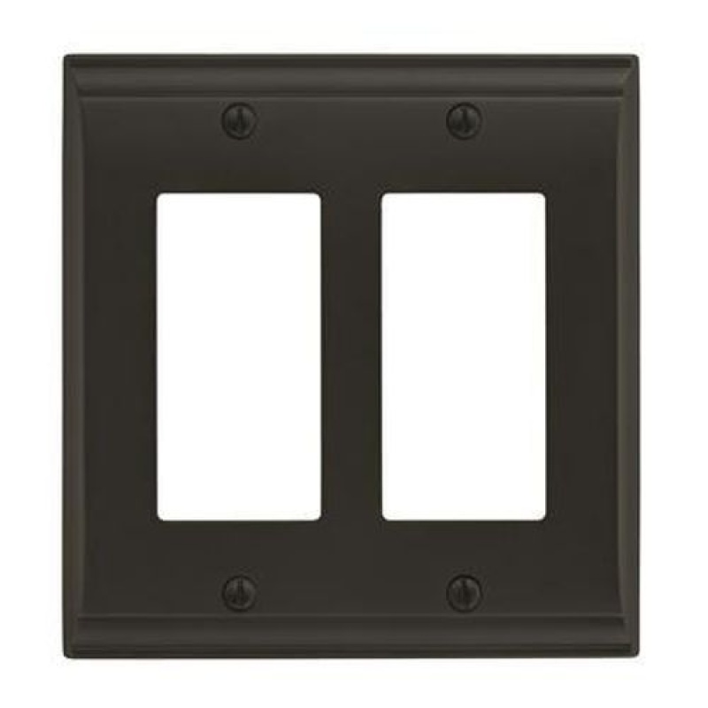 Candler 2 Rocker Wall Plate in Black Bronze