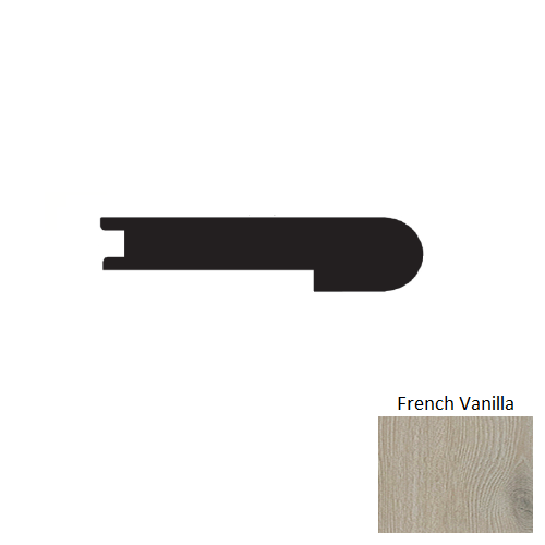 French Vanilla 3" x 90" Flush Stair Nose