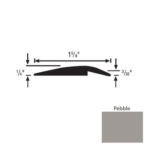 Pebble Vinyl 156 Underslung Reducer