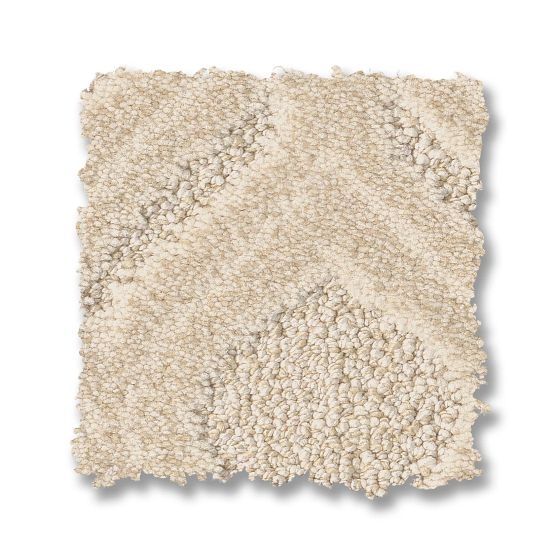 Expressive French Cream Nylon Carpet - Pattern