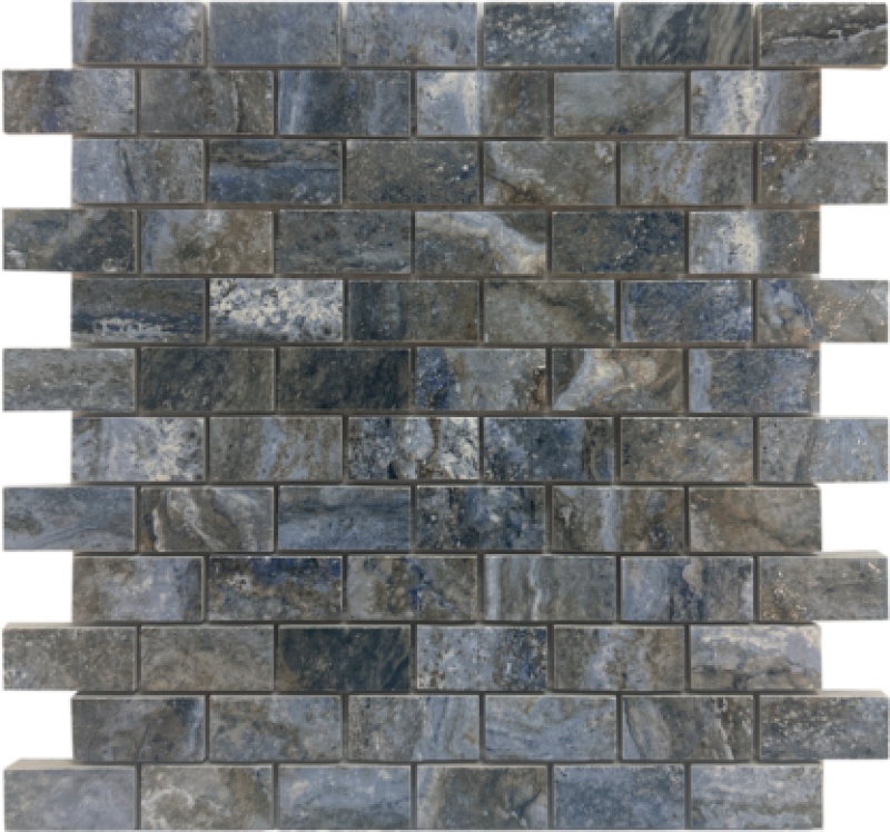 Jupiter Sky Porcelain Mosaic - 1" X 2" - Polished